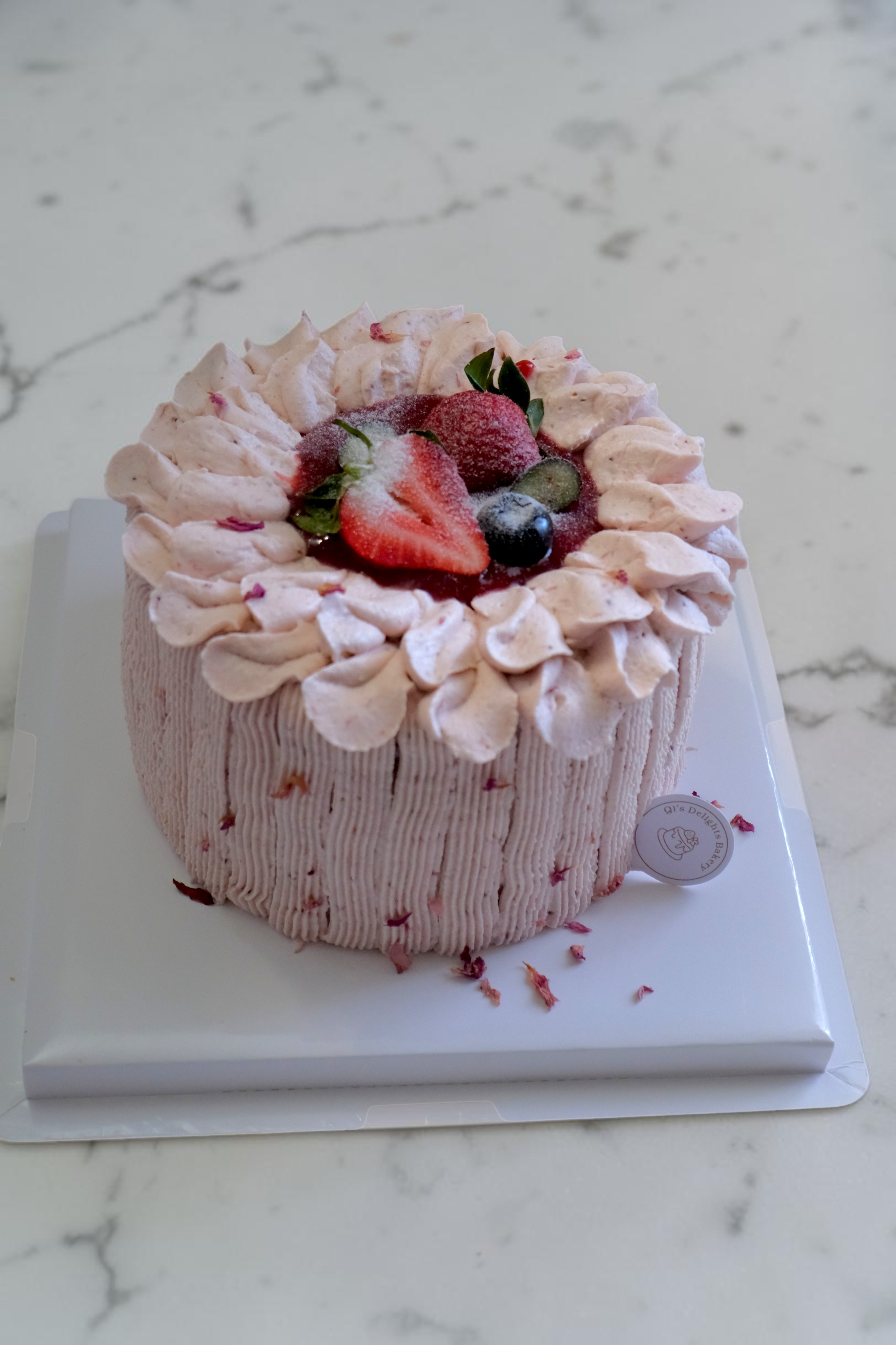 Strawberry Cheesecake Chiffon