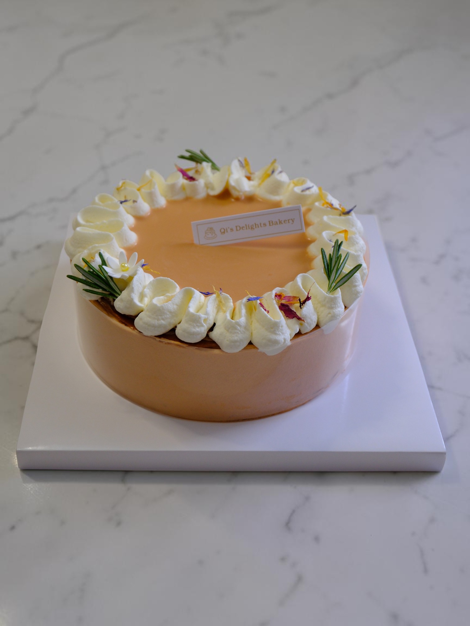 Thai Milk Tea Crepe Cake